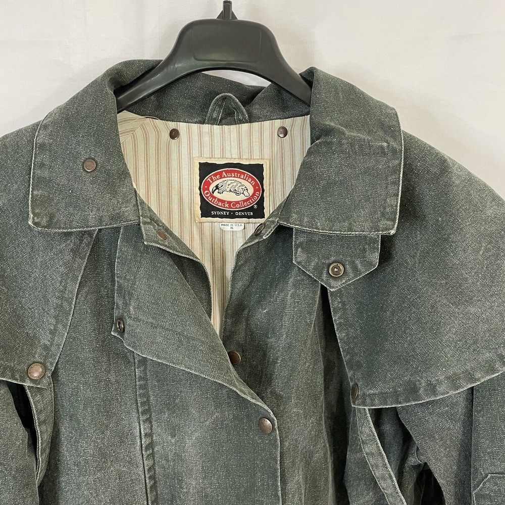 The Australian Outback Collection Denim Coat Size XL USA Western Work Coat - Picture 2 of 7